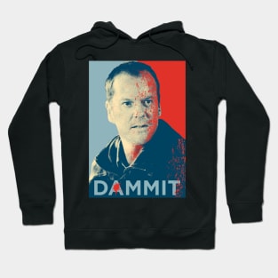 Jack Bauer from 24 in Dammit Hoodie